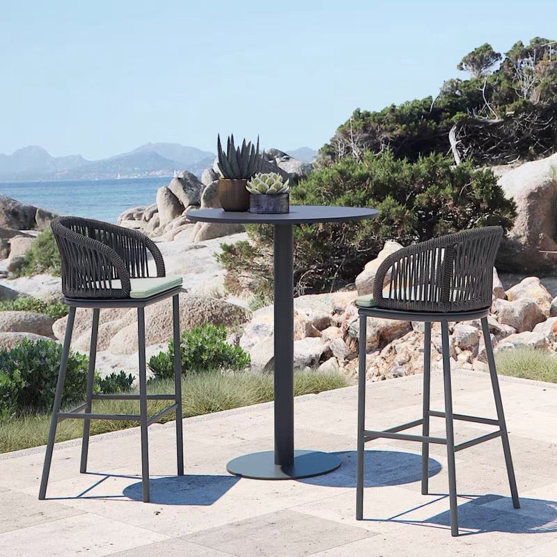 OMONO Marisol Stylish Rattan High Stool from OMONO