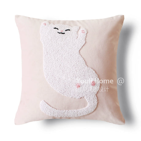 YOULI Elowen Contemporary Soft-Cover Cat Pillow from YOULI
