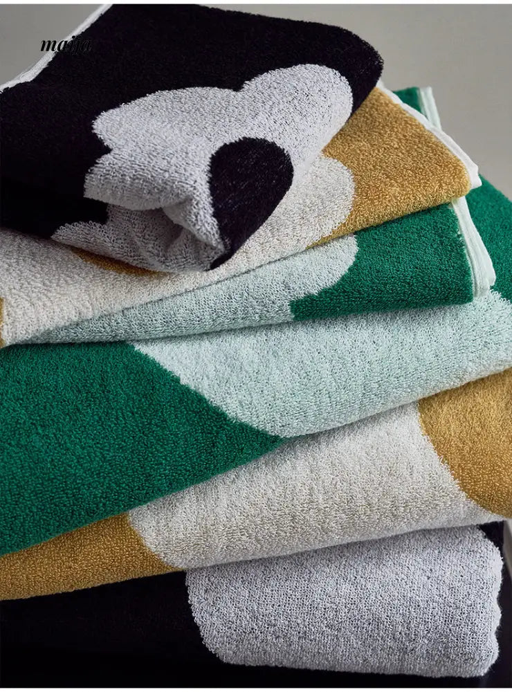 Flower Thick Cotton Towel from maija