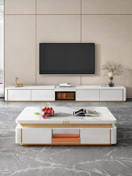 QUANMU Elowen Sleek Modern Coffee Table from QUANMU