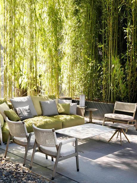 RATTAN SPACE Elowen Rustic Scandinavian Leisure Coffee Table Set from RATTAN SPACE