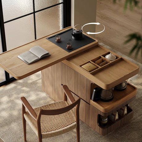 QUANMU Isamu Elegant Rotatable Teacart from QUANMU