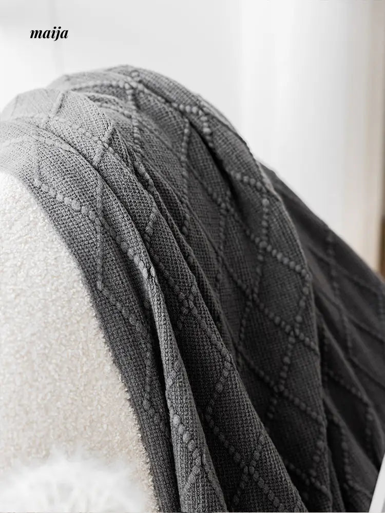 Rhombus Tassel Throws from hellolife