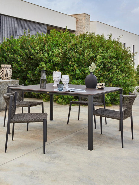 DIME GARDEN Hoshiko Elegant Rattan Weave Dining Set from DIME GARDEN