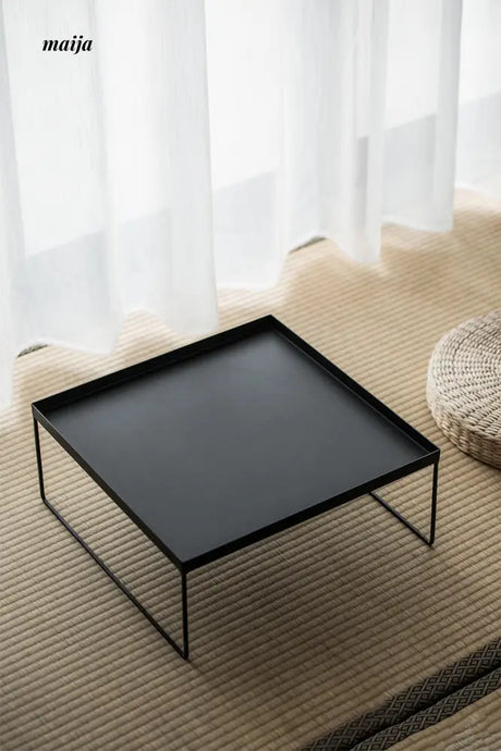 Black Japanese Style Sencha Table from Caomu Temple