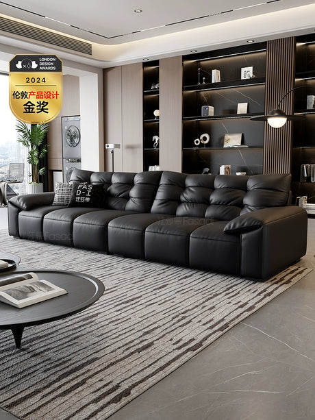 FASATI Leonardo Elegant Minimalist Leather Sofa from FASATI