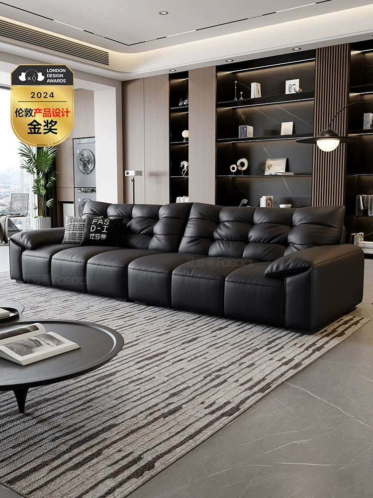 FASATI Leonardo Elegant Minimalist Leather Sofa from FASATI