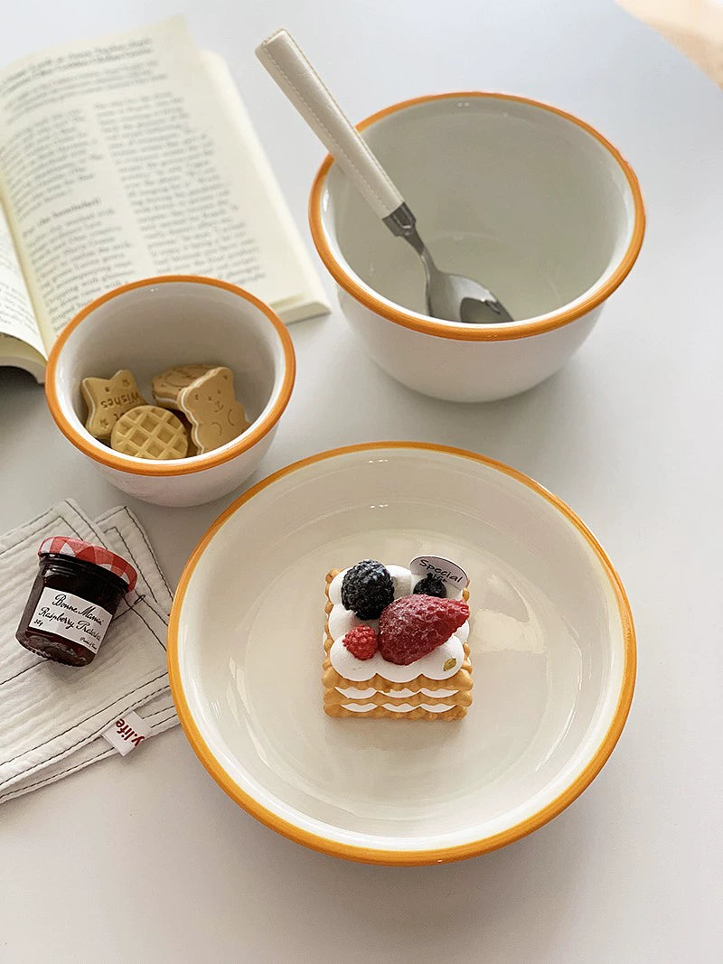 YASUKI Juniper Elegant Colorful Ceramic Bowl from YASUKI