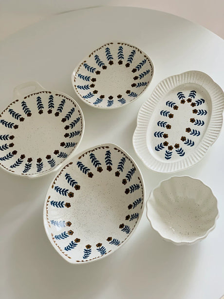 YASUKI Cedric Rustic Glaze Ceramic Bowl from YASUKI