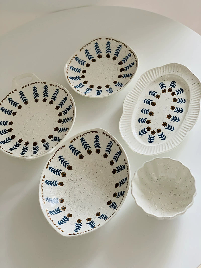 YASUKI Cedric Rustic Glaze Ceramic Bowl from YASUKI