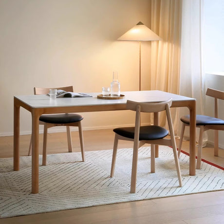 JINYI Elowen Minimalist Solid Wood Dining Set from JINYI