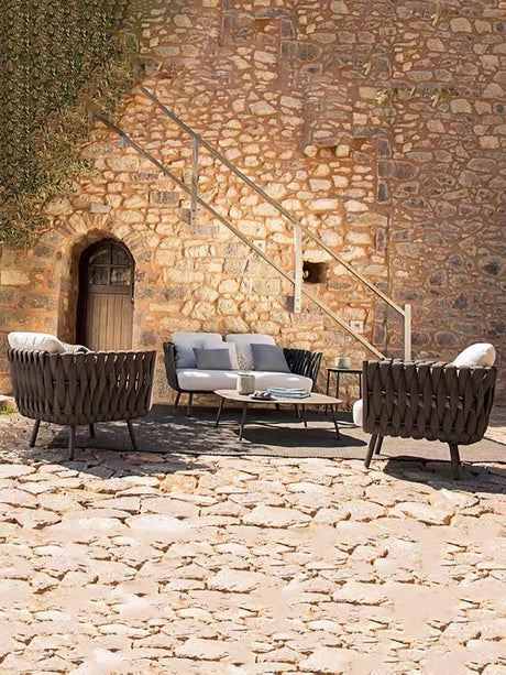 RATTAN SPACE Alhambra Waterproof Nordic Garden Chair Set from RATTAN SPACE