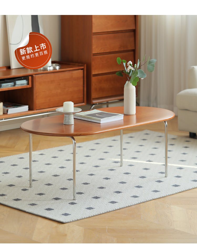 HANKE Kiyoshi Elegant Cherrywood Teatable with Drawers from HANKE