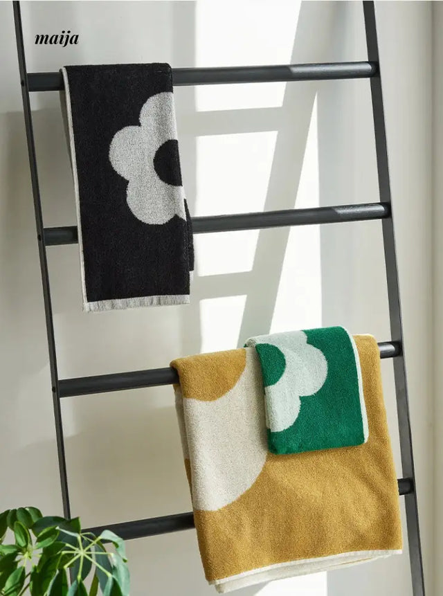 Flower Thick Cotton Towel from maija