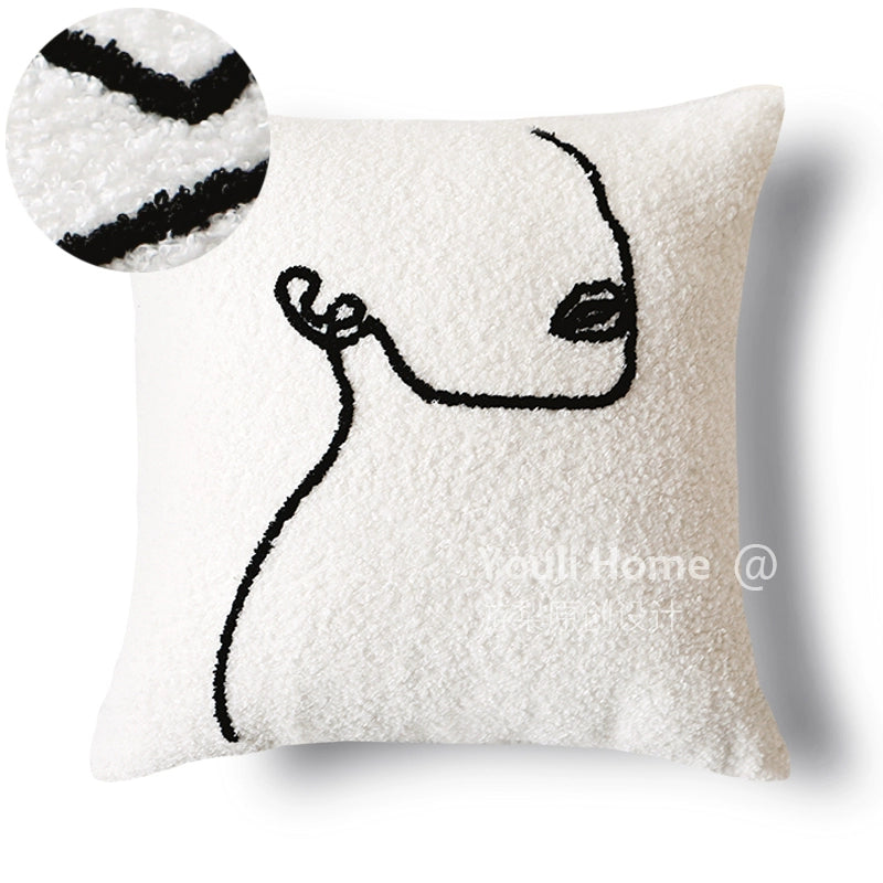 YOULI Oliver Abstract Art Soft Pillow Sleeve from YOULI