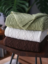 Rib Knit Throw & Cushion from maija