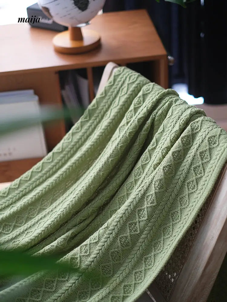 Rib Knit Throw & Cushion from maija