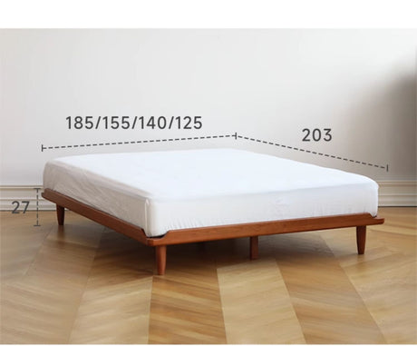 HANKE Isabell Elegant Cherrywood Tatami Bed Frame from HANKE