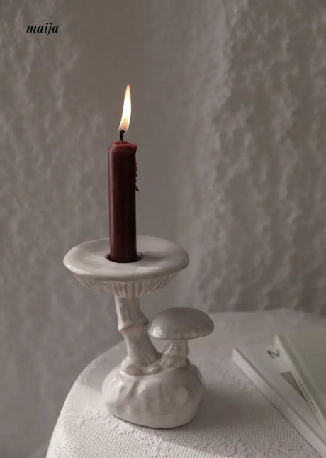 Mushroom Ceramic Candle Holder from muse