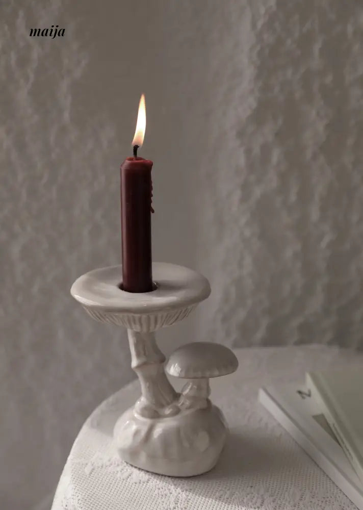 Mushroom Ceramic Candle Holder from muse