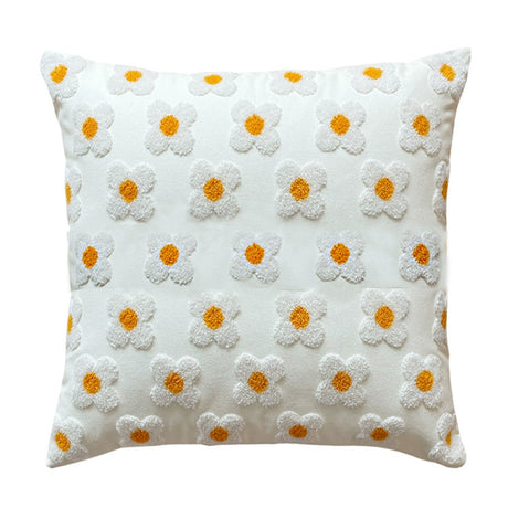 YOULI Cedric Plush Velvet Daisy Accent Pillow from YOULI
