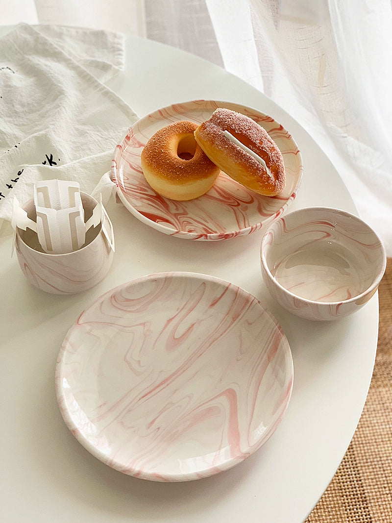 YASUKI Jasper Elegant Nordic Marble Ceramic Cup from YASUKI