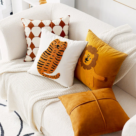YOULI Jasper Adorable Leopard Tiger Pillowcase from YOULI