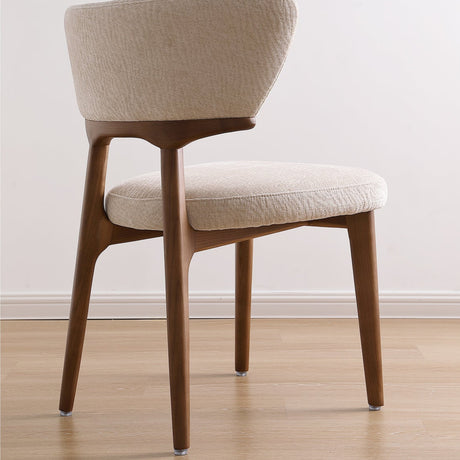 QUANMU Isadora Modern Solid Wood Dining Table from QUANMU