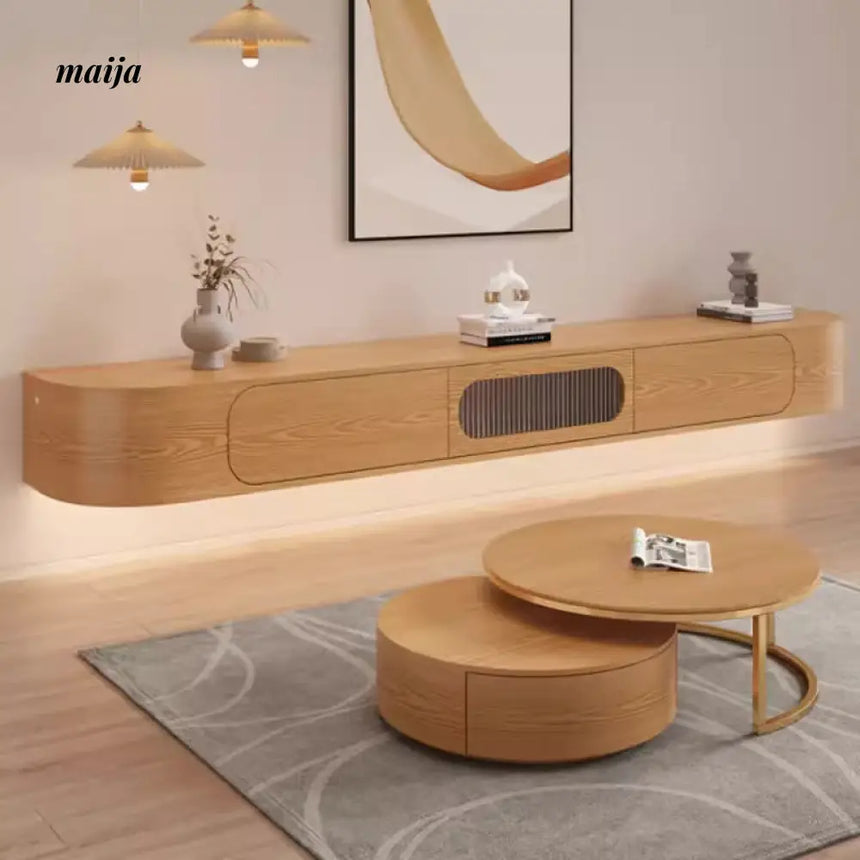 Zenith Solid Wood Coffee Table TV Cabinet from Jun Chuang