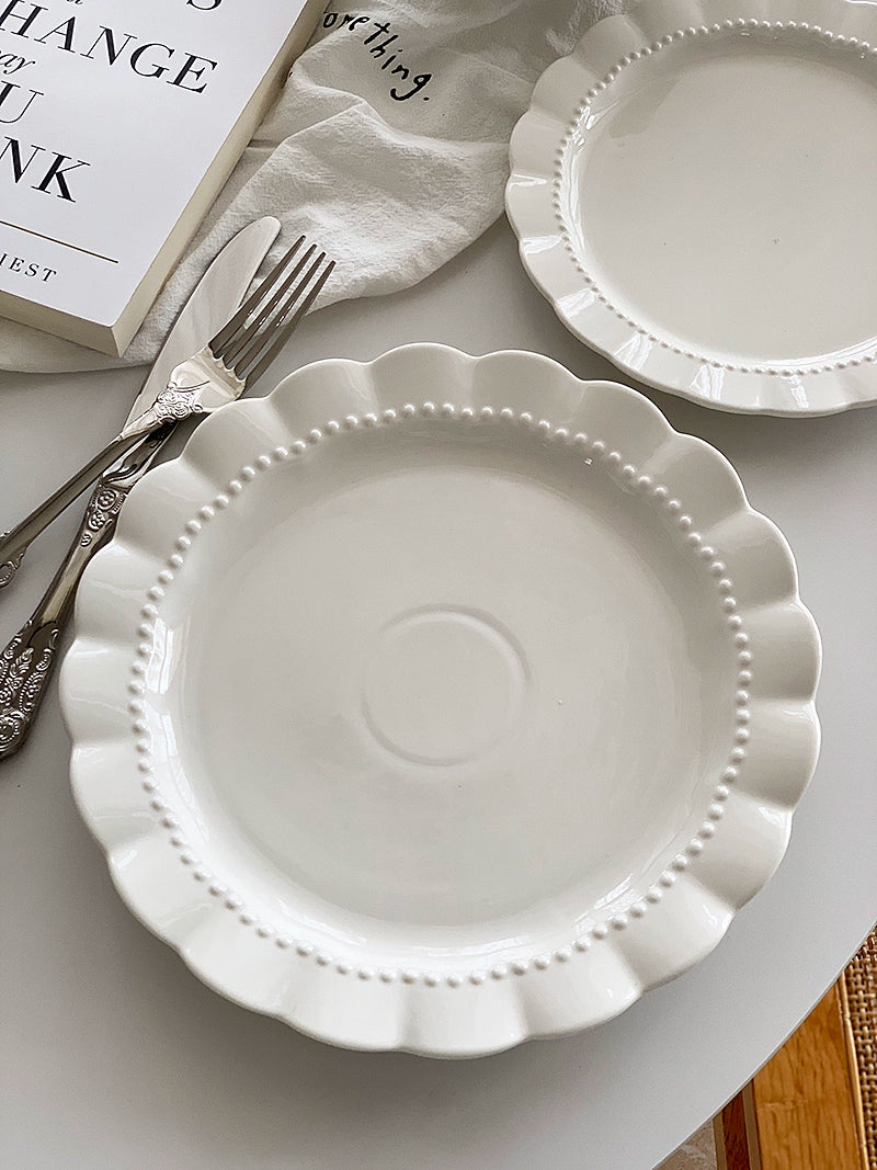 YASUKI Anabelle Elegant Pure White Ceramic Cookware Set from YASUKI
