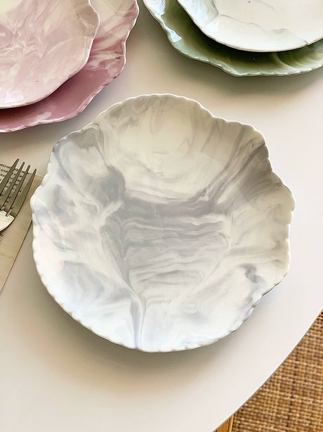 YASUKI Oliver Modern Marble Design Ceramic Date Bowl from YASUKI
