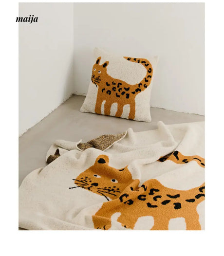 Bored Tiger Throw and Cushion from maija