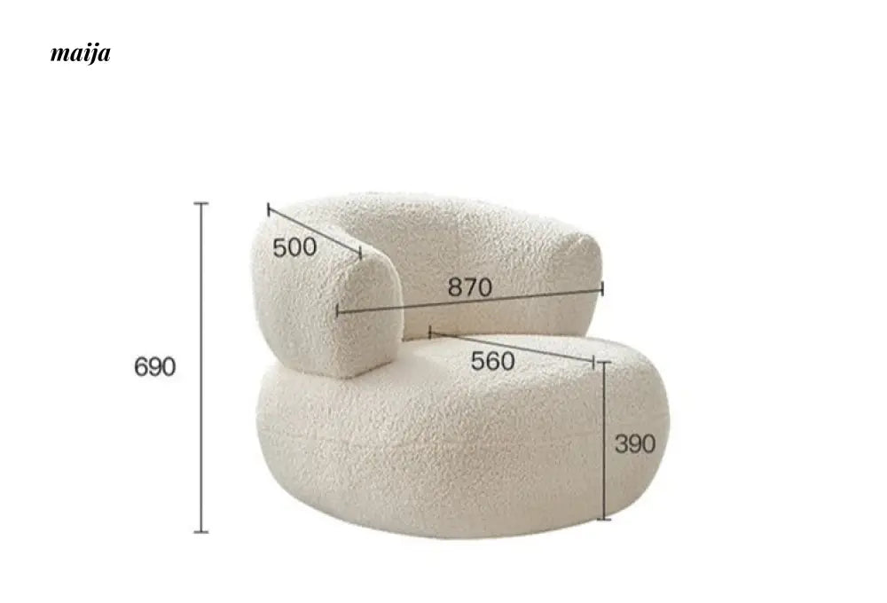 Croissant Lazy Armchair from maija