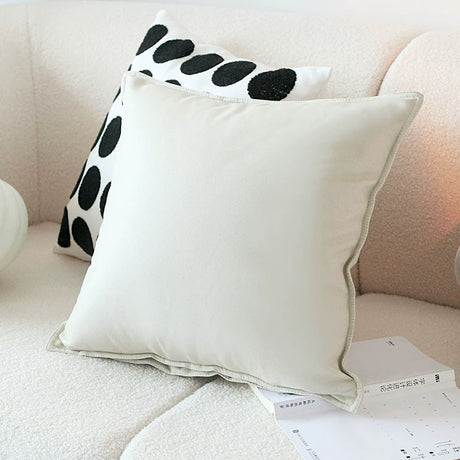 YOULI Eliana Minimalist Black and White Round Sofa Pillow from YOULI