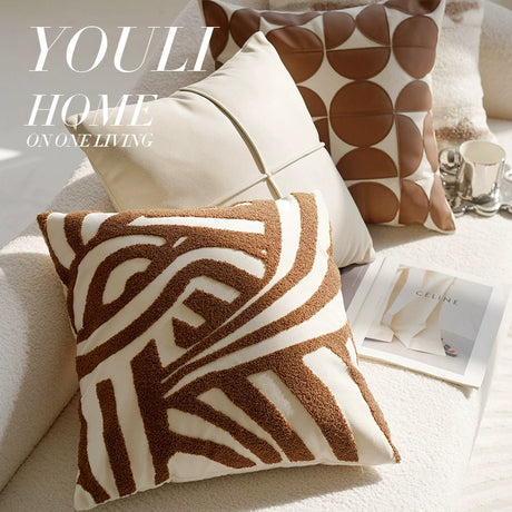 YOULI Beatrice Cozy Soft Retro Pillowcase Set from YOULI
