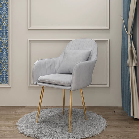 BESTFU Astrid Nordic Makeup Chair with Elegant Simplicity from BESTFU
