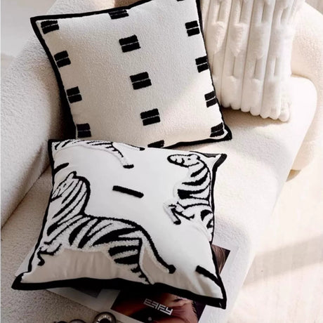 YOULI Amelie Elegant Zebra Design Cushion Cover from YOULI