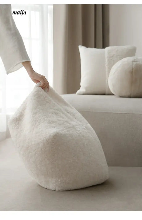 Origami Fleece Ottoman from maija