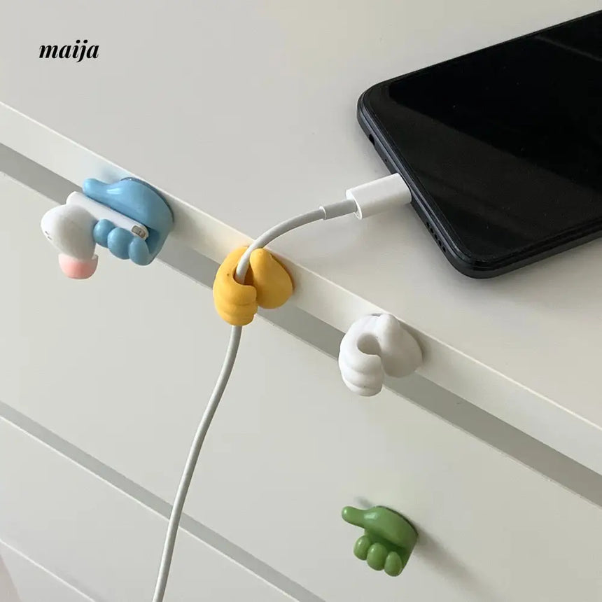 Thumbs Up Colourful Wall Hooks from KROKORI