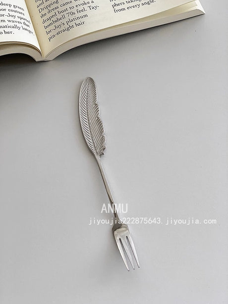 YASUKI Eleanor Elegant Stainless Steel Mixing Stick & Dessert Fork from YASUKI