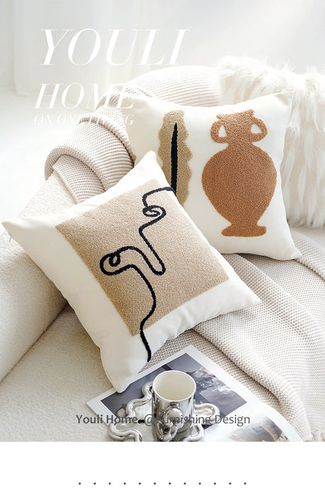 YOULI Penelope Retro Creamy Beige Sofa Set from YOULI