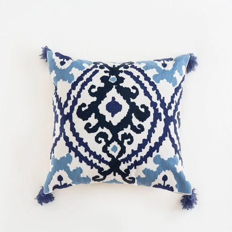 YOULI Arjun Embroidered Boho Ethnic Sofa Pillow from YOULI