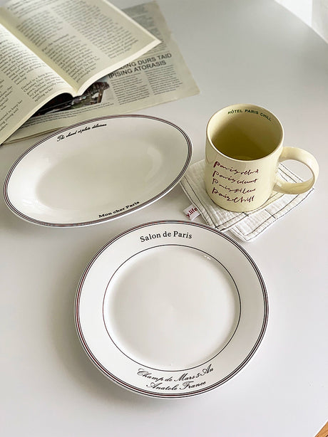 YASUKI JINWEI Elegant Ceramics Breakfast Tableware from YASUKI