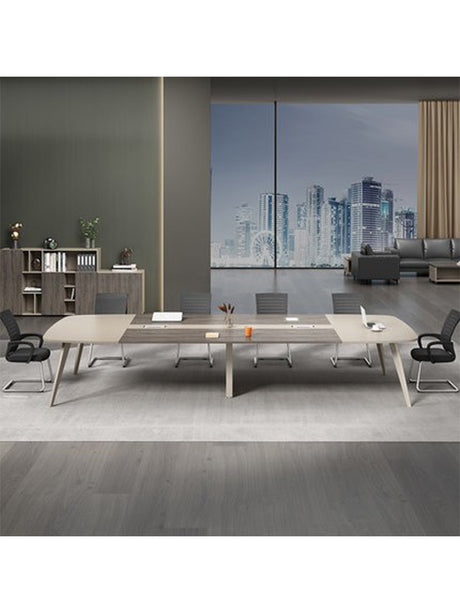 MUTINI Oliver Simple Modern Curved Conference Table Set from MUTINI