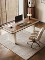 QUANMU Lorenzo Elegant Walnut Workstation from QUANMU