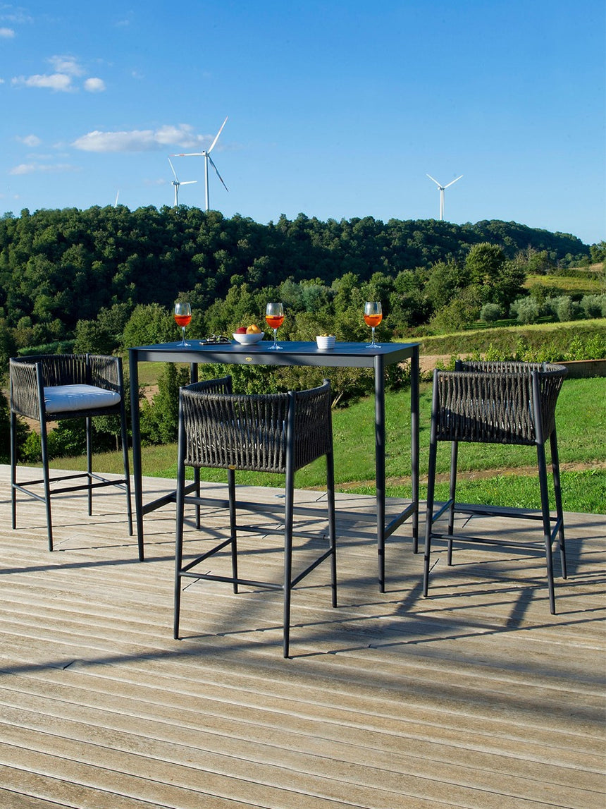DIME GARDEN Hoshiko Elegant Rattan Weave Dining Set from DIME GARDEN