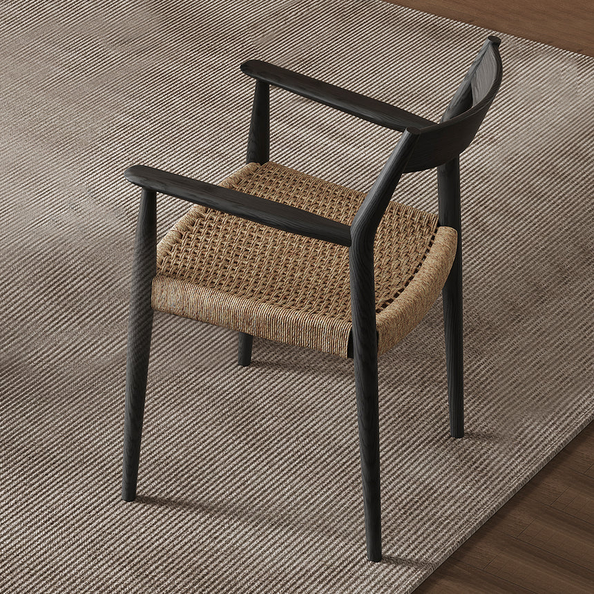 QUANMU Haruki Elegant Oak Dining Set from QUANMU
