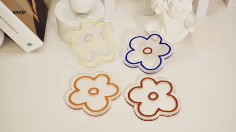 Flower Acrylic Coaster from maija