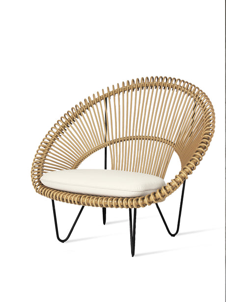 RATTAN SPACE Thibault Cozy Three-Piece Vine Chair Set from RATTAN SPACE