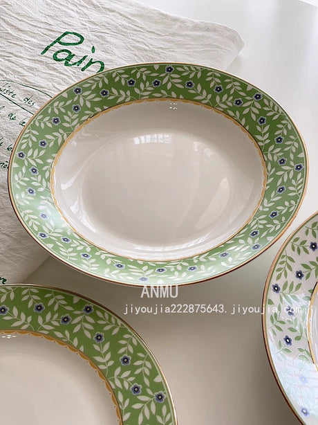 YASUKI Donovan Exquisite High-Temperature Ceramics Display Salad Bowl from YASUKI
